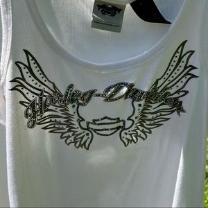 Harley Davidson Women’s Bar & Shield Wing Tank Sz L